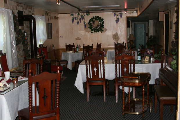 The redone dining room seats 42; there are also outdoor tables and a separate bar area.