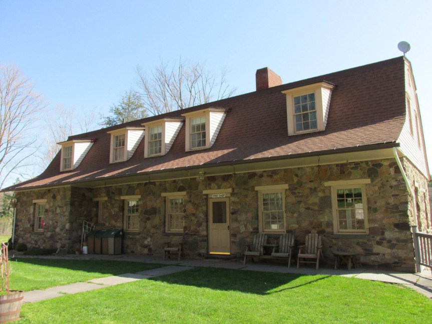 The stone clubhouse will double as a restaurant and catering venue. Photo via Stone Tavern Farms Facebook page