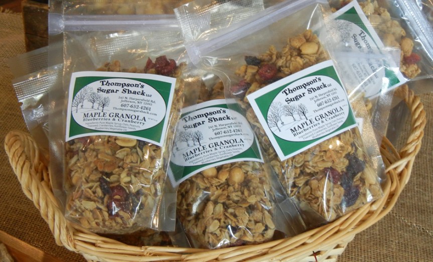 Thompson's Sugar Shack in Jefferson makes many varieties of maple-based confections. Photo by Catskill Eats