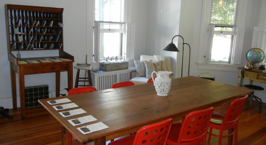 The breakfast room at the North Branch Inn, ready for guest check-in on a Friday afternoon. Photo by Catskill Eats