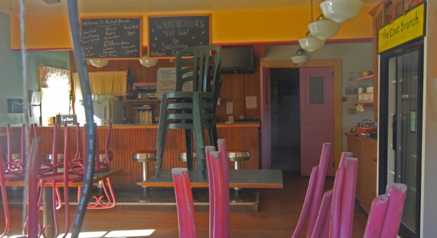 The East Branch Cafe closed in March. Photo by Catskill Eats